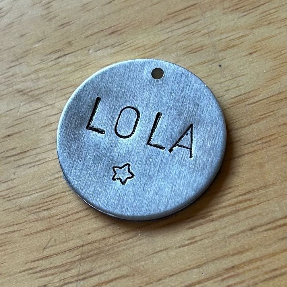 Hand Stamped Custom Dog Tags